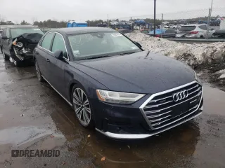 2020 Audi A8 L with VIN WAU8EAF84LN005004, listed as a Copart auction lot 59450793 with 0 mi miles. Bid and sale history available at carsss.com. Image 1.
