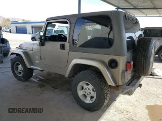 2003 Jeep Wrangler Sahara with VIN 1J4FA59S83P303347, listed as a Copart auction lot 51811755 with 145,640 mi miles and Clean title. Bid and sale history available at DreamBid. Image 2.