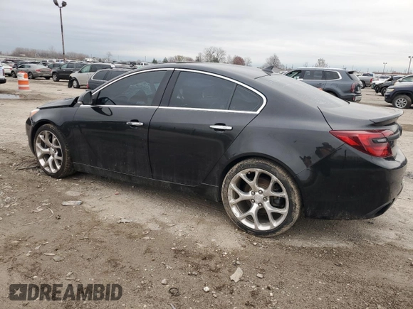 2014 Buick Regal GS with VIN 2G4GU5GXXE9265276, listed as a Copart auction lot 82162244 with Not Provided miles and Salvage Title. Bid and sale history available at DreamBid. Image 2.