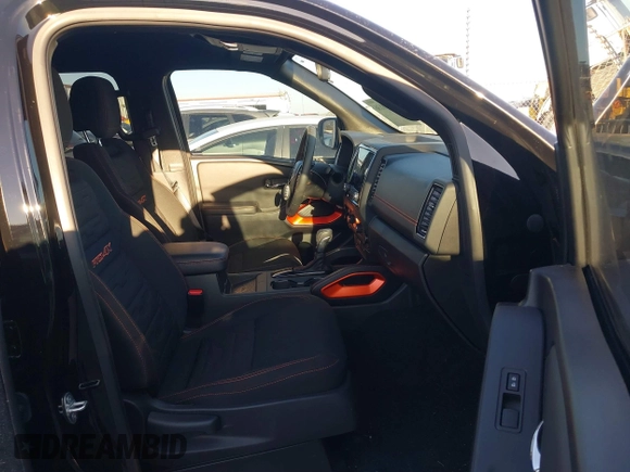 2023 Nissan Frontier Pro-4X with VIN 1N6ED1EK7PN661626, listed as a IAAI auction lot 41208136 with 18,644 mi miles and . Bid and sale history available at DreamBid. Image 5.