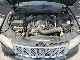 2013 Jeep Grand Cherokee Overland with VIN 1C4RJFCT1DC522850, listed as a Copart auction lot 53919465 with 119,883 mi miles and Clean Title. Bid and sale history available at carsss.com. Image 12.