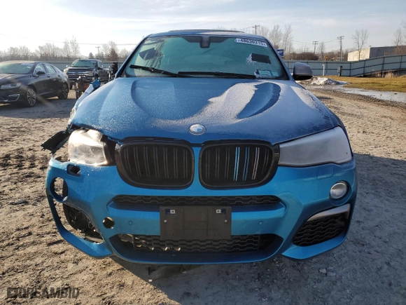 2018 BMW X4 M40i with VIN 5UXXW7C50J0W64490, listed as a Copart auction lot 48630315 with 0 mi miles and Salvage Title. Bid and sale history available at carsss.com. Image 5.