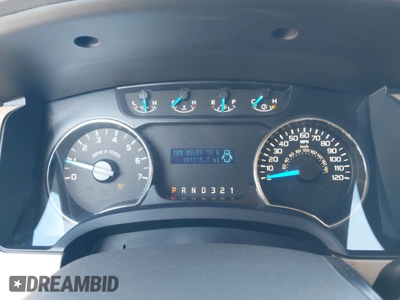 2014 Ford F-150 XL with VIN 1FTEW1CM0EKE19146, listed as a IAAI auction lot 41396390 with 101,715 mi miles. Bid and sale history available at carsss.com. Image 7.