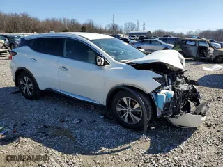 2019 Nissan Murano SV with VIN 5N1AZ2MJ5KN136070, listed as a Copart auction lot 46271285 with 163,977 mi miles and Salvage Title. Bid and sale history available at carsss.com. Image 4.