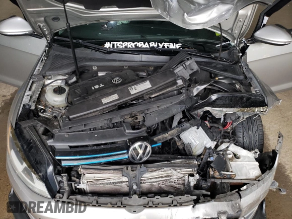 2017 Volkswagen Golf SportWagen S with VIN 3VWU17AU2HM539038, listed as a Copart auction lot 71954684 with 124,944 mi miles and Salvage Title. Bid and sale history available at carsss.com. Image 12.