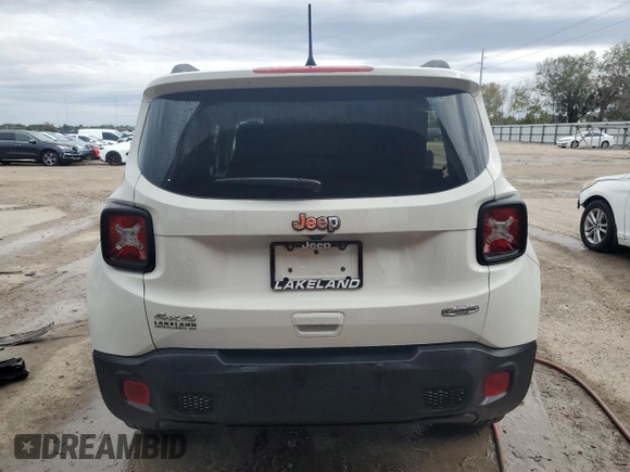 2020 Jeep Renegade Latitude with VIN ZACNJBBB7LPL44224, listed as a Copart auction lot 78076953 with 32,153 mi miles and Salvage title. Bid and sale history available at DreamBid. Image 6.