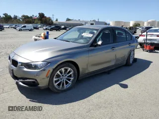 2016 BMW 3 Series 320i with VIN WBA8E1G51GNT36262, listed as a Copart auction lot 52384915 with 132,537 mi miles and Clean Title. Bid and sale history available at carsss.com. Image 1.