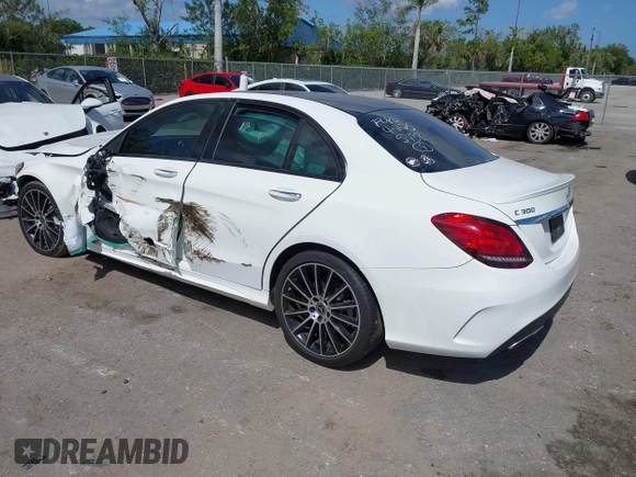 2020 Mercedes-Benz C 300 with VIN WDDWF8DB4LR525488, listed as a IAAI auction lot 42076398 with 25,457 mi miles and . Bid and sale history available at DreamBid. Image 3.