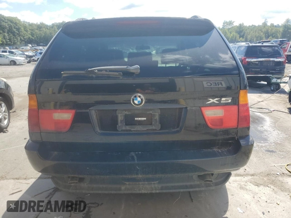 2001 BMW X5 3.0i with VIN WBAFA53511LM83216, listed as a Copart auction lot 69179654 with 0 mi miles and Salvage Title. Bid and sale history available at carsss.com. Image 6.