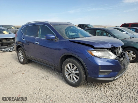 2018 Nissan Rogue SV with VIN KNMAT2MV1JP593891, listed as a Copart auction lot 63906834 with 119,955 mi miles and Salvage Title. Bid and sale history available at carsss.com. Image 4.