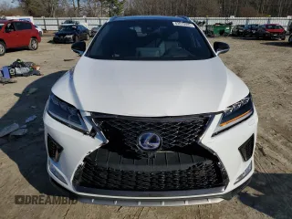 2021 Lexus RX with VIN 2T2YGMDA4MC071511, listed as a Copart auction lot 43810605 with 37,158 mi miles and Salvage Title. Bid and sale history available at carsss.com. Image 5.