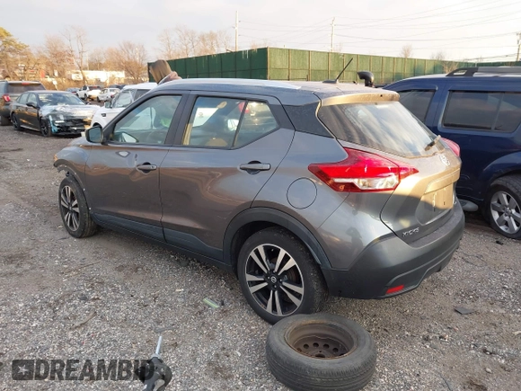 2019 Nissan Kicks SV with VIN 3N1CP5CU9KL532716, listed as a IAAI auction lot 41296143 with 76,900 mi miles and . Bid and sale history available at carsss.com. Image 3.