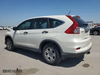 2015 Honda CR-V LX with VIN 5J6RM3H33FL007134, listed as a Copart auction lot 50582555 with 166,480 mi miles and Salvage Title. Bid and sale history available at carsss.com. Image 2.