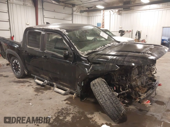 2024 Nissan Frontier SV with VIN 1N6ED1EK7RN611313, listed as a IAAI auction lot 41617892 with 4,425 mi miles and . Bid and sale history available at DreamBid. Image 1.
