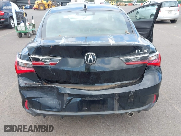 2020 Acura ILX w/Premium Pkg with VIN 19UDE2F78LA007717, listed as a IAAI auction lot 41709255 with 36,673 mi miles. Bid and sale history available at carsss.com. Image 6.
