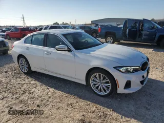 2024 BMW 3 Series 330e with VIN 3MW39FF09R8D93607, listed as a Copart auction lot 51663685 with 20,577 mi miles and Clean Title. Bid and sale history available at carsss.com. Image 4.