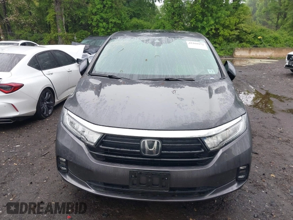 2022 Honda Odyssey EX-L z VIN 5FNRL6H77NB018068, wystawiony jako IAAI lot #42260972 z przebiegiem 37 990 mil mil oraz . Historia ofert i sprzedaży dostępna na DreamBid. Obrazek 11.