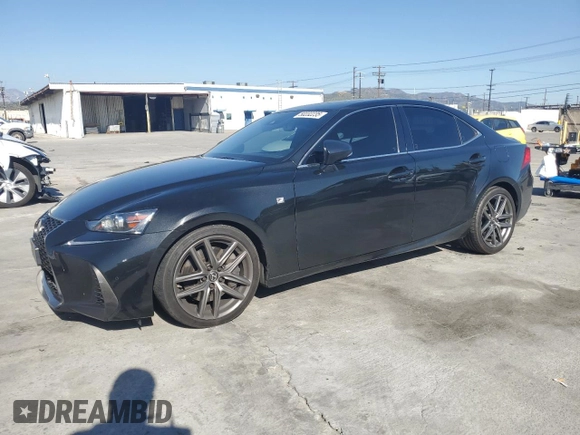 2019 Lexus IS with VIN JTHBA1D21K5092537, listed as a Copart auction lot 50232235 with 51,150 mi miles and Salvage Title. Bid and sale history available at carsss.com. Image 1.