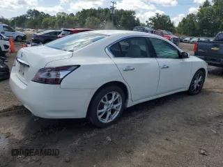 2012 Nissan Maxima SV with VIN 1N4AA5AP1CC801345, listed as a Copart auction lot 64790045 with Not provided miles and Salvage title. Bid and sale history available at DreamBid. Image 3.