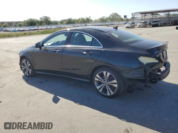 2019 Mercedes-Benz CLA with VIN WDDSJ4EB6KN721829, listed as a Copart auction lot 45886493 with 99,707 mi miles. Bid and sale history available at carsss.com. Image 2.