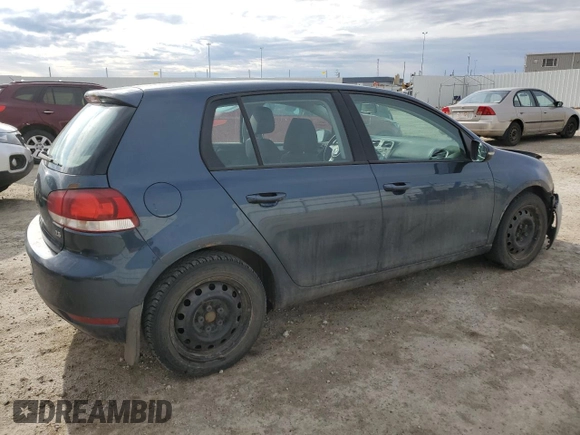 2010 Volkswagen Golf with VIN WVWDA7AJ9AW189504, listed as a Copart auction lot 53516265 with 265,765 mi miles and Salvage title. Bid and sale history available at DreamBid. Image 3.