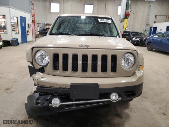 2017 Jeep Patriot High Altitude with VIN 1C4NJRFB1HD135265, listed as a Copart auction lot 47801895 with 42,645 mi miles and Salvage Title. Bid and sale history available at carsss.com. Image 5.