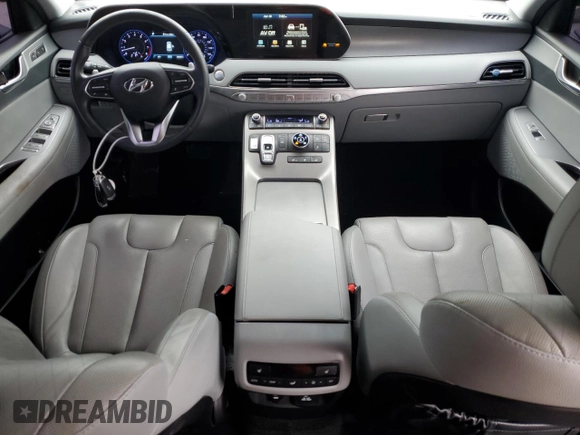 2020 Hyundai Palisade SEL with VIN KM8R4DHE7LU169377, listed as a Copart auction lot 52479895 with 58,828 mi miles and Salvage title. Bid and sale history available at DreamBid. Image 8.