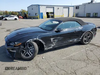 2018 Ford Mustang EcoBoost Premium with VIN 1FATP8UHXJ5145287, listed as a Copart auction lot 60152705 with 75,119 mi miles and Salvage title. Bid and sale history available at DreamBid. Image 1.