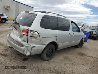 2002 Toyota Sienna LE with VIN 4T3ZF13C62U441843, listed as a Copart auction lot 57084835 with 370,487 mi miles and Clean Title. Bid and sale history available at DreamBid. Image 3.