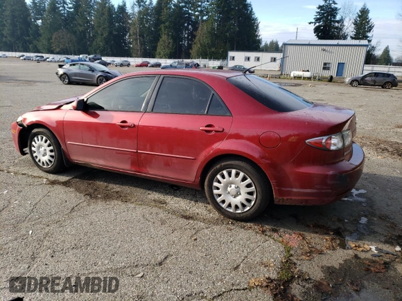 2006 Mazda 6 i with VIN 1YVFP80C065M60280, listed as a Copart auction lot 83695694 with 177,580 mi miles and Salvage Title. Bid and sale history available at carsss.com. Image 2.