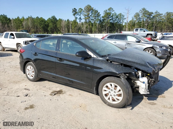2018 Hyundai Elantra SE with VIN 5NPD74LF8JH309630, listed as a Copart auction lot 49146235 with 69,396 mi miles and Salvage Title. Bid and sale history available at carsss.com. Image 4.