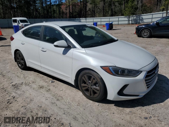2018 Hyundai Elantra SEL with VIN 5NPD84LF0JH344272, listed as a Copart auction lot 50143465 with 36,341 mi miles and Salvage Title. Bid and sale history available at DreamBid. Image 4.