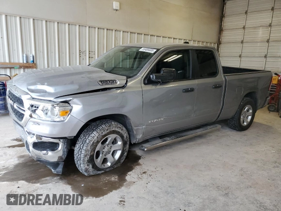 2019 Ram 1500 Tradesman with VIN 1C6RRECT7KN745812, listed as a Copart auction lot 55485685 with 82,422 mi miles and Salvage title. Bid and sale history available at DreamBid. Image 1.