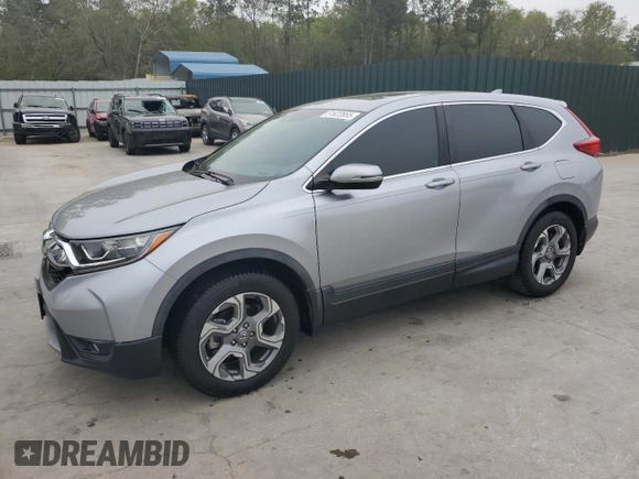 2018 Honda CR-V EX-L with VIN 7FARW1H84JE045357, listed as a Copart auction lot 51622855 with 78,492 mi miles and Salvage Title. Bid and sale history available at DreamBid. Image 1.