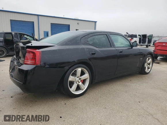 2008 Dodge Charger SRT-8 with VIN 2B3KA73W18H154739, listed as a Copart auction lot 44809055 with 205,634 mi miles and Salvage Title. Bid and sale history available at DreamBid. Image 3.