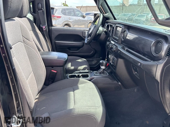 2023 Jeep Wrangler Sport S with VIN 1C4HJXDG2PW615754, listed as a Copart auction lot 53884255 with 34,427 mi miles and Clean Title. Bid and sale history available at DreamBid. Image 5.