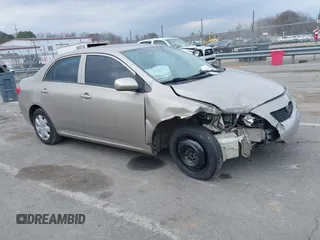 2010 Toyota Corolla with VIN 2T1BU4EEXAC438136, listed as a IAAI auction lot 41487463 with 154,379 mi miles. Bid and sale history available at carsss.com. Image 1.