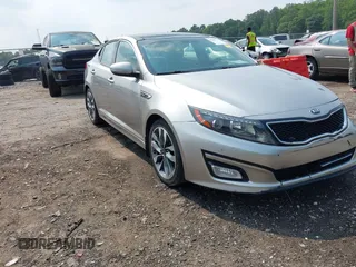 2015 Kia Optima SX Turbo with VIN 5XXGR4A66FG474914, listed as a IAAI auction lot 42391429 with 268,378 mi miles and . Bid and sale history available at DreamBid. Image 1.