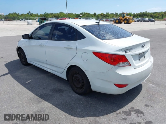 2014 Hyundai Accent GLS with VIN KMHCT4AE1EU590386, listed as a IAAI auction lot 42155202 with 248,545 mi miles. Bid and sale history available at carsss.com. Image 3.