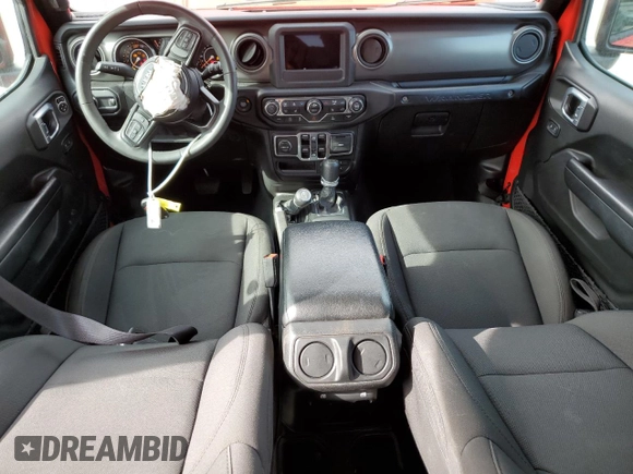 2023 Jeep Wrangler Sport S with VIN 1C4HJXDN5PW687059, listed as a Copart auction lot 56291725 with 23,611 mi miles and Non repairable. Bid and sale history available at DreamBid. Image 8.