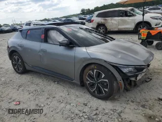 2023 Kia EV6 GT-Line with VIN KNDC44LA5P5117938, listed as a Copart auction lot 59591584 with 43,784 mi miles and Salvage Title. Bid and sale history available at carsss.com. Image 4.