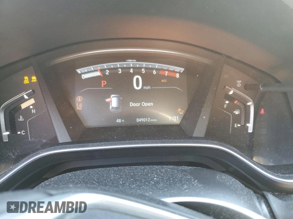 2019 Honda CR-V EX-L with VIN 7FARW2H89KE025788, listed as a Copart auction lot 46283485 with 49,012 mi miles and Salvage Title. Bid and sale history available at carsss.com. Image 9.