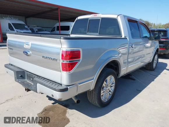 2009 Ford F-150 XL with VIN 1FTPW12V99FB40005, listed as a IAAI auction lot 40804612 with 155,572 mi miles. Bid and sale history available at carsss.com. Image 4.