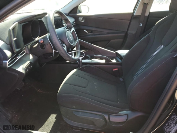2023 Hyundai Elantra SEL with VIN KMHLM4AG0PU522971, listed as a Copart auction lot 50524025 with 21,760 mi miles and Salvage Title. Bid and sale history available at carsss.com. Image 7.