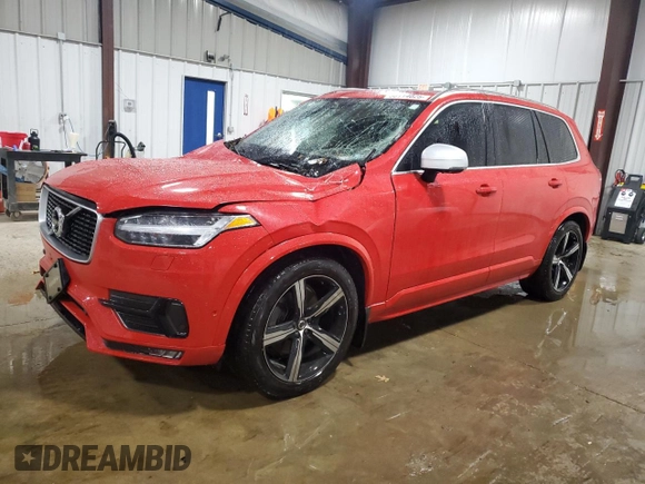 2019 Volvo XC90 R-Design with VIN YV4A22PM9K1448900, listed as a Copart auction lot 56114025 with 58,639 mi miles and Salvage title. Bid and sale history available at DreamBid. Image 1.