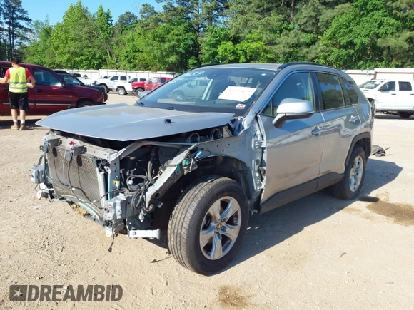 2019 Toyota RAV4 XLE with VIN JTMW1RFV7KD041106, listed as a IAAI auction lot 41759077 with 187,723 mi miles and . Bid and sale history available at DreamBid. Image 18.