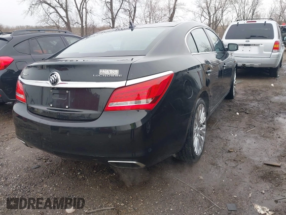 2014 Buick LaCrosse Premium II with VIN 1G4GF5G39EF305104, listed as a IAAI auction lot 41715121 with 81,341 mi miles and . Bid and sale history available at DreamBid. Image 4.