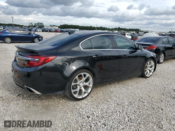 2015 Buick Regal GS with VIN 2G4GT5GX7F9143687, listed as a Copart auction lot 69527284 with 99,826 mi miles and Salvage Title. Bid and sale history available at DreamBid. Image 3.