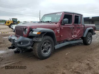 2021 Jeep Gladiator Rubicon with VIN 1C6JJTBG6ML518543, listed as a Copart auction lot 59877365 with 30,537 mi miles and Salvage title. Bid and sale history available at DreamBid. Image 1.