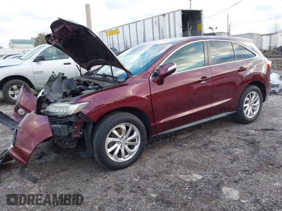 2017 Acura RDX w/Technology Pkg with VIN 5J8TB4H5XHL029032, listed as a IAAI auction lot 40982964 with 124,253 mi miles. Bid and sale history available at carsss.com. Image 16.